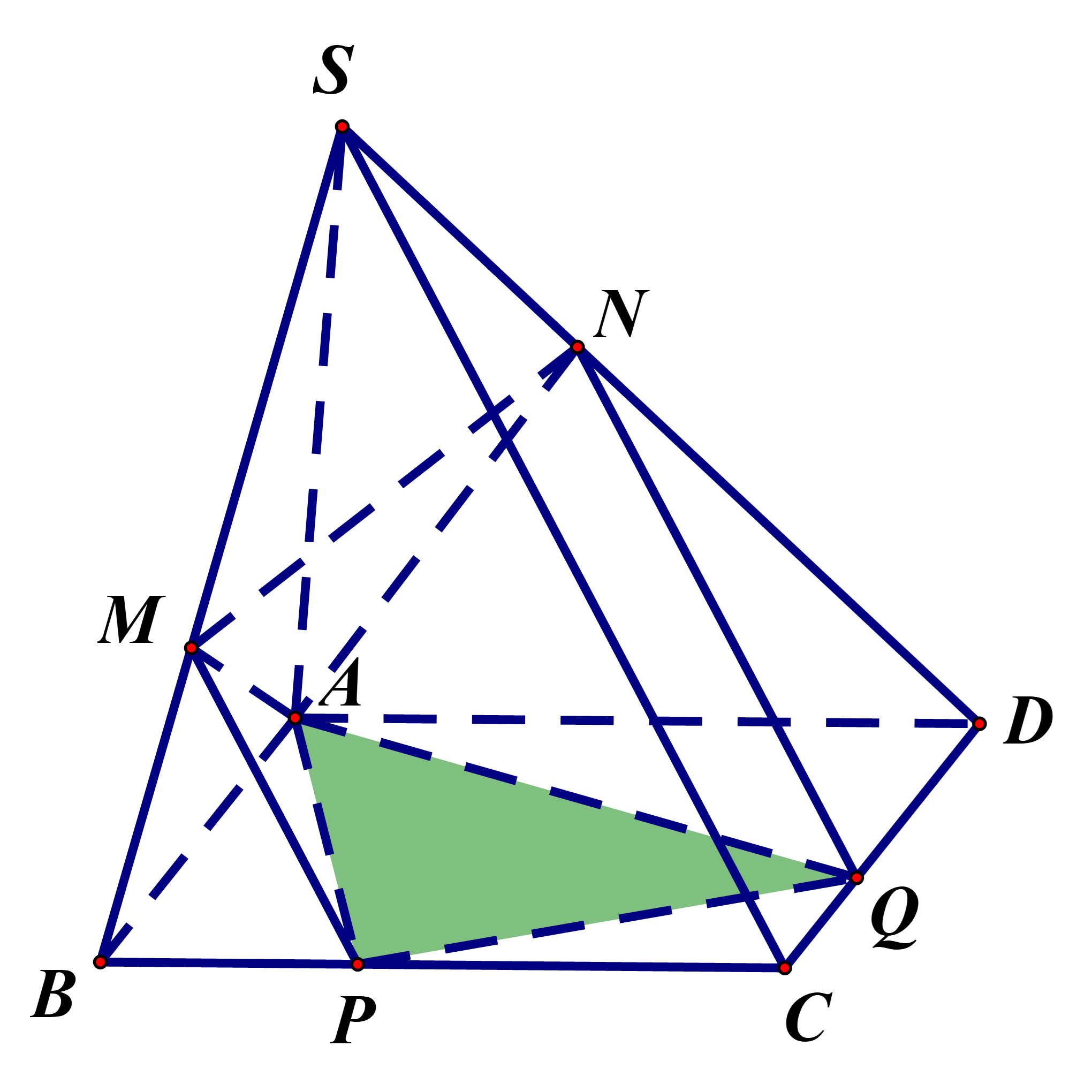 \frac{1}{2} \cdot 3\sqrt 2&nbsp; \cdot 2\sqrt 2&nbsp; = 7\). Chọn A. (ảnh 1)