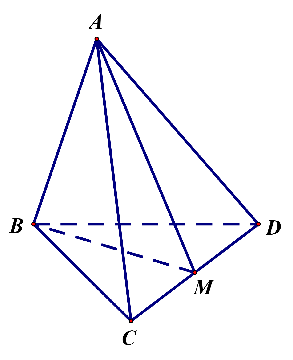 {MB}&nbsp; \cdot \overrightarrow {CD}&nbsp; = 0\). Chọn D. (ảnh 1)