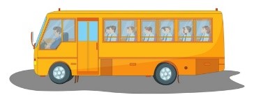 Look and write.     The bus is __oving. (ảnh 1)