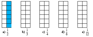Tô màu theo mẫu: 1/2 ; 1/3 (ảnh 1)