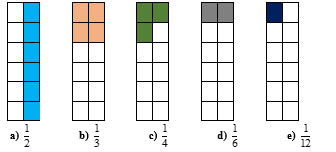 Tô màu theo mẫu: 1/2 ; 1/3 (ảnh 2)