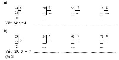 Tính rồi viết theo mẫu (ảnh 1)