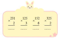 Tính 231x2  ; 125x3 (ảnh 1)