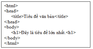 Cho văn bản HTML sau đây: Phương án nào sau đây nêu đúng lỗi có trong văn bản trên? (ảnh 1)