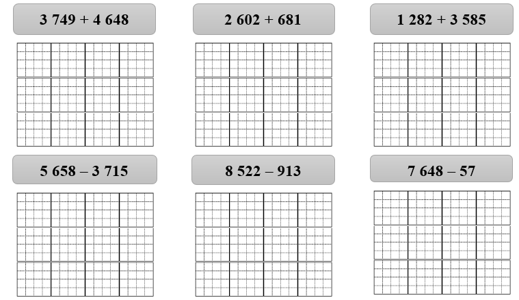 Đặt tính rồi tính: (ảnh 1)
