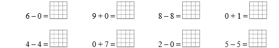 Tính nhẩm:      6 – 0 = ... (ảnh 1)