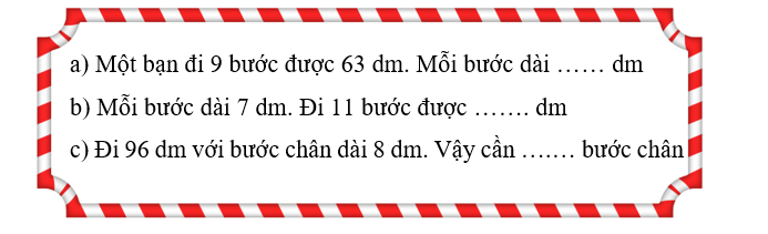 Điền số thích hợp vào chỗ chấm. (ảnh 1)