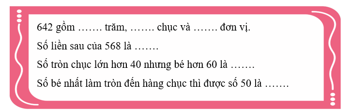 Điền số thích hơp vào chỗ chấm. (ảnh 1)