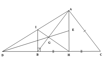 Cho tam giác ABC cân tại A, trung tuyến AH. a) Chứng minh Delta AHB = Delta AHC (ảnh 1)