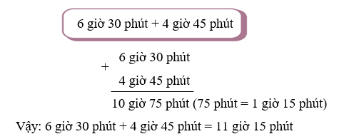 Tính các phép tính số đo thời gian (ảnh 1)