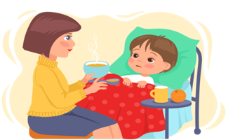 Dựa vào tranh đặt câu theo yêu cầu. – 1 câu kể − 1 câu hỏi: 1 câu khiến: – 1 câu cảm (ảnh 1)