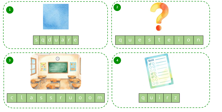 Cross (x) one letter. Đánh dấu x vào 1 lá thư (ảnh 1)