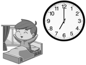 Bạn Bình thức dậy lúc: (ảnh 1)