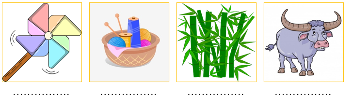 Em hãy điền tên các sự vật dưới các hình ảnh sau có chứa “ch” hoặc “tr”: (ảnh 1)