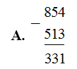 Phép tính đúng là:  (ảnh 2)