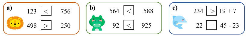 Điền >, <, = (ảnh 2)