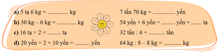 Viết số thích hợp vào chỗ chấm. (ảnh 1)