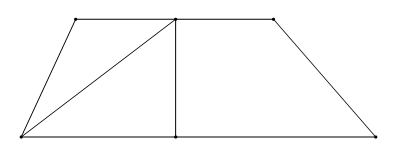 Hình vẽ bên có: 	A. 5 hình tứ giác	 	B. 3 hình tứ giác	  (ảnh 1)