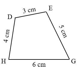 Chu vi hình tứ giác DEGH là:   (ảnh 1)