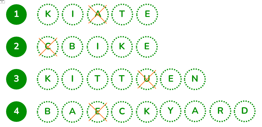 Cross (x) one letter.   Đánh dấu x vào 1 lá thư (ảnh 2)