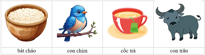 Em hãy quan sát bức tranh và viết tên các sự vật có “ch” hoặc “tr” vào chỗ trống cho đúng: (ảnh 2)