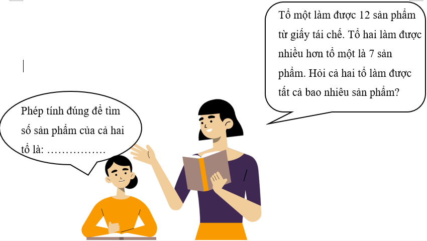 Điền phép tính đúng. (ảnh 1)