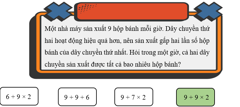 Tô màu vào hình chứa đáp án đúng. (ảnh 2)