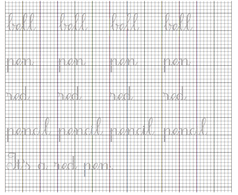 Let's write.  viết theo mẫu bell (ảnh 1)