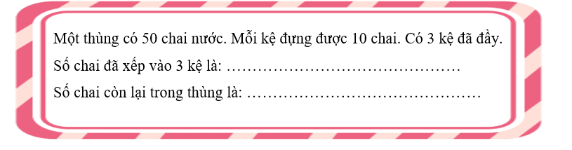 Viết các phép tính thích hợp. (ảnh 1)