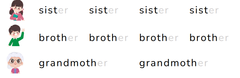 Trace the letters.  (ảnh 1)