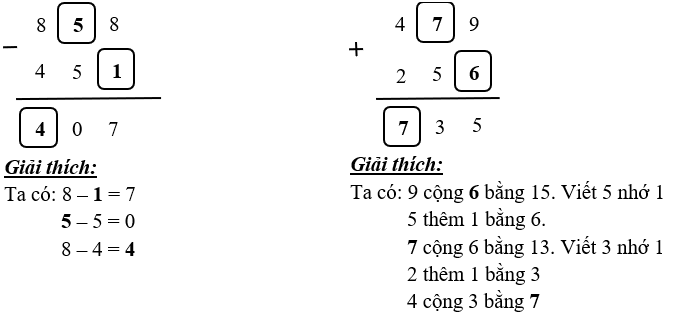 Tìm số còn thiếu trong mỗi phép tính: (ảnh 2)