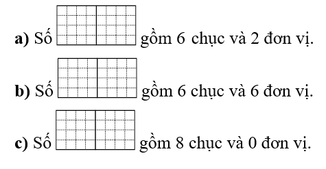  Bài tập cuối Tuần 25 Toán lớp 1 Chân trời sáng tạo có đáp án (ảnh 1)