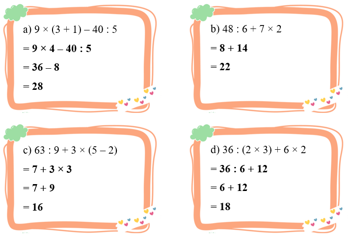 Tính giá trị biểu thức. (ảnh 2)