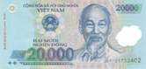 Tờ tiền nào dưới đây có mệnh giá 20 nghìn đồng? (ảnh 3)