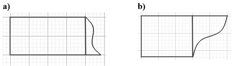 a) Em hãy kẻ thêm một đường thẳng để được một hình chữ nhật.  	 (ảnh 3)