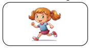 Read and tick. She’s running. (ảnh 1)