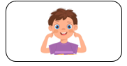 Read and tick.  Point to your face. (ảnh 1)