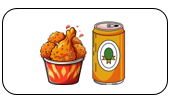 Read and tick. . I like fish and chips. (ảnh 2)