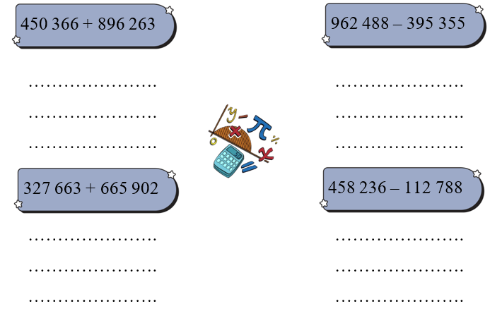 Đặt tính rồi tính: (ảnh 1)
