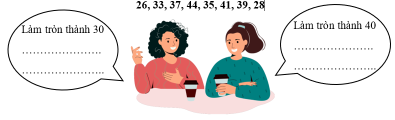 Phân loại các số sau vào các nhóm. 26, 33, 37, 44, 35, 41, 39, 28 (ảnh 1)