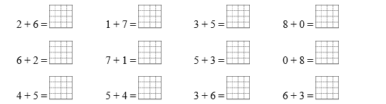 Tính nhẩm: 2 + 6 = .... (ảnh 1)