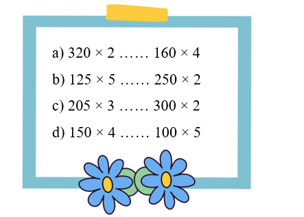 Điền dấu >, <, = thích hợp vào chỗ trống. (ảnh 1)