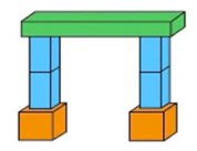 Số thích hợp để điền vào dấu ? là: Có .?.  khối hộp chữ nhật. (ảnh 1)