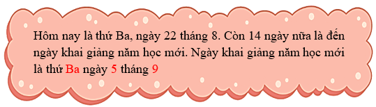 Hôm nay là thứ Ba, ngày 22 tháng 8. Còn 14 ngày nữa là đến ngày khai giảng năm học (ảnh 1)
