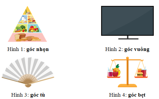 Quan sát các hình sau và cho biết chúng đang minh họa góc nào? (ảnh 2)