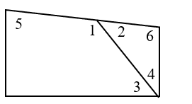 Hình vẽ bên có mấy góc không vuông? (ảnh 2)