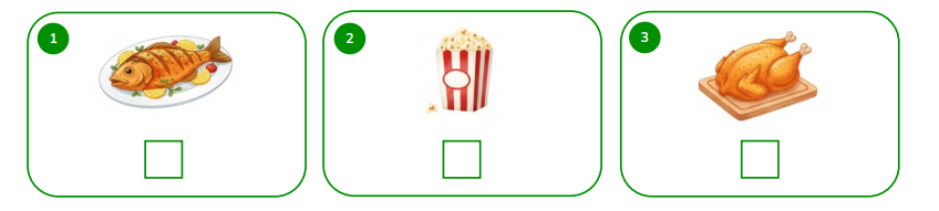 Look and tick (v) or cross (x). (ảnh 1)