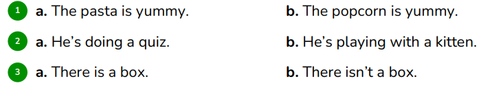 Listen and choose. (1.5 points) (ảnh 1)