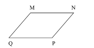 Đúng ghi Đ, sai ghi S:  Hình bình hành MNPQ:  (ảnh 1)