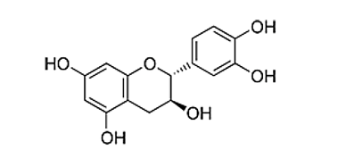 Catechin là một chất kháng oxi hoá mạnh, ức chế hoạt động của các gốc tự do nên có khả năng phòng chống bệnh ung thư, nhồi máu cơ tim. Công thức cấu tạo của catechin cho như hình dưới: (ảnh 1)